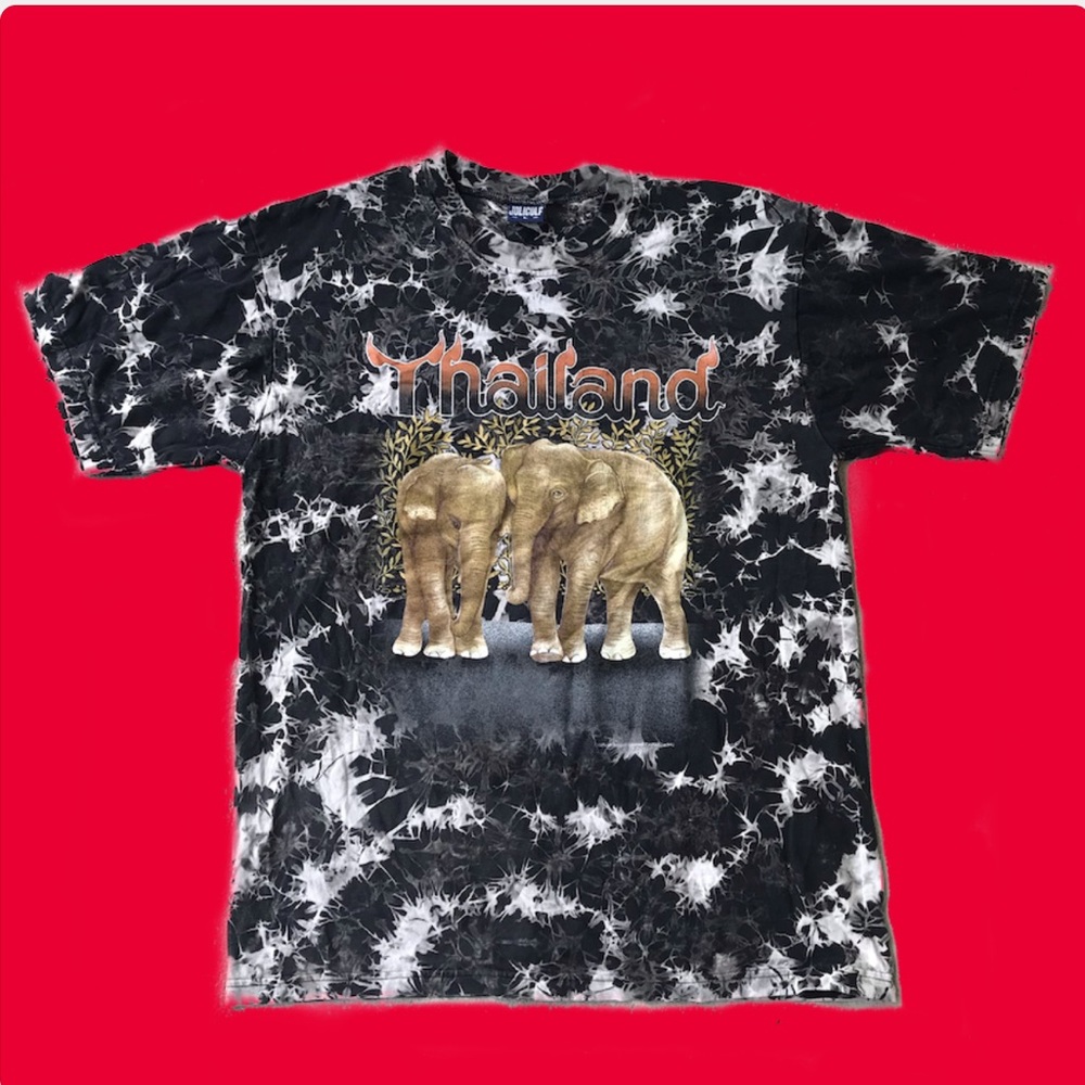Thailand Elephant  Tye Die T shirt